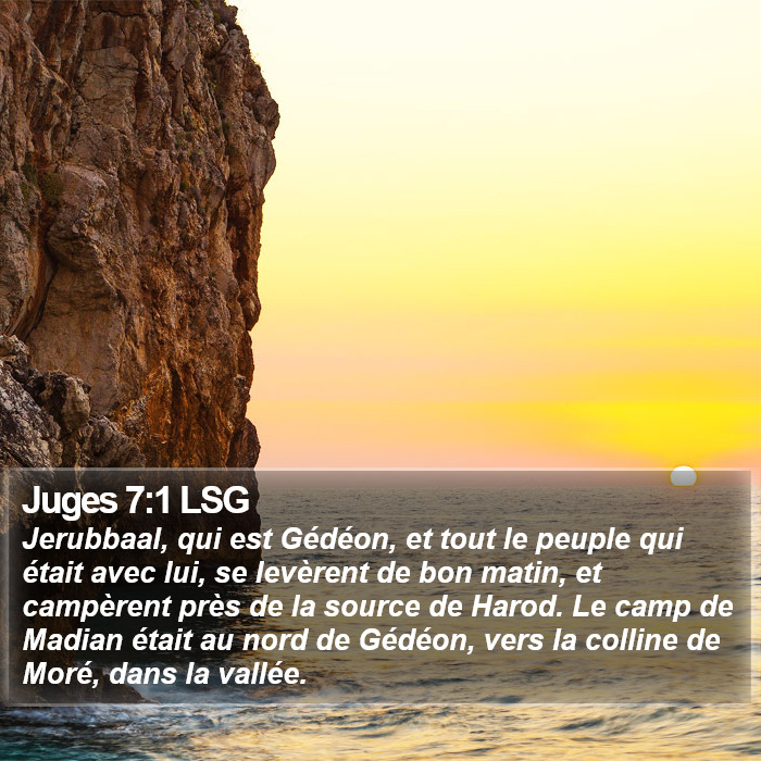 Juges 7:1 LSG Bible Study