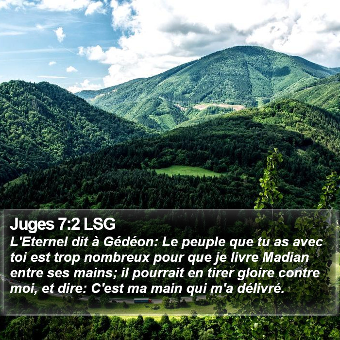 Juges 7:2 LSG Bible Study