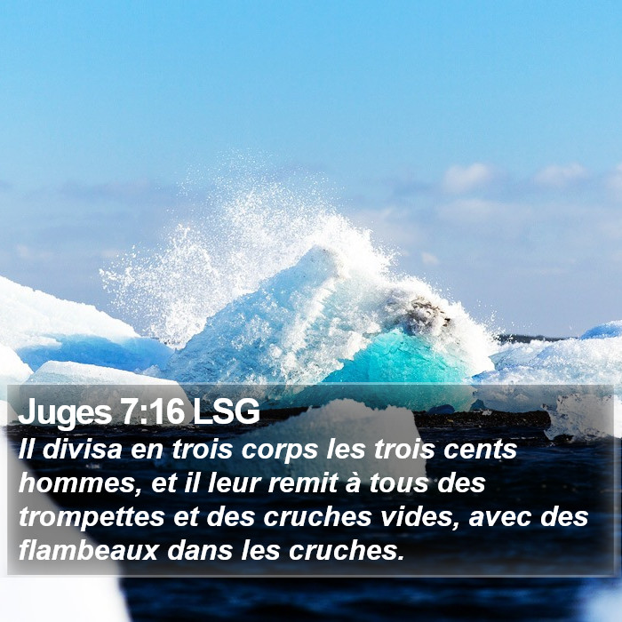 Juges 7:16 LSG Bible Study