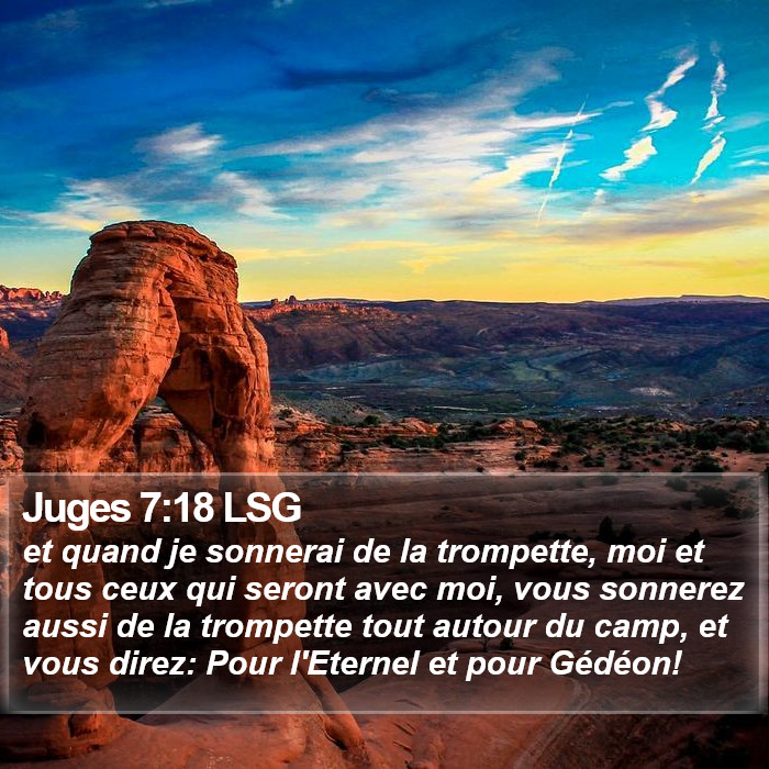 Juges 7:18 LSG Bible Study