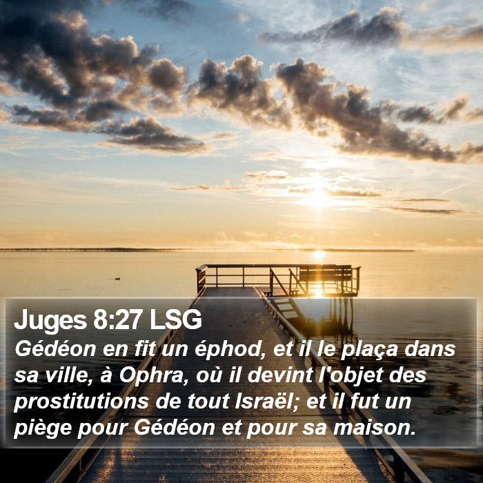 Juges 8:27 LSG Bible Study