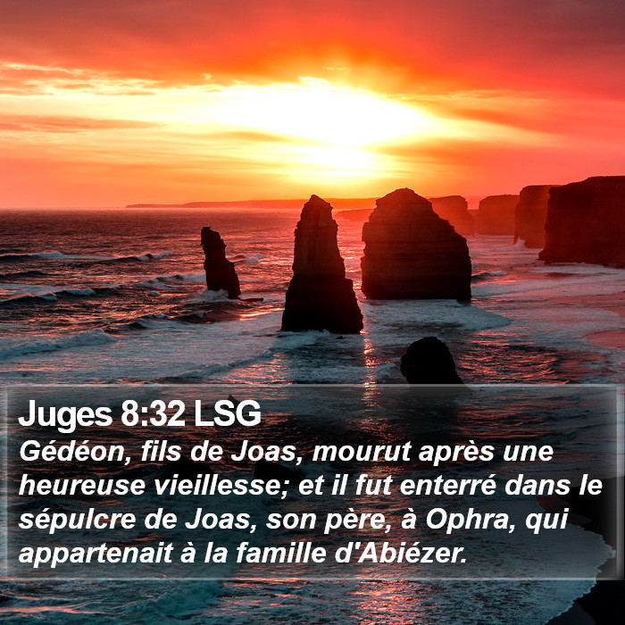 Juges 8:32 LSG Bible Study