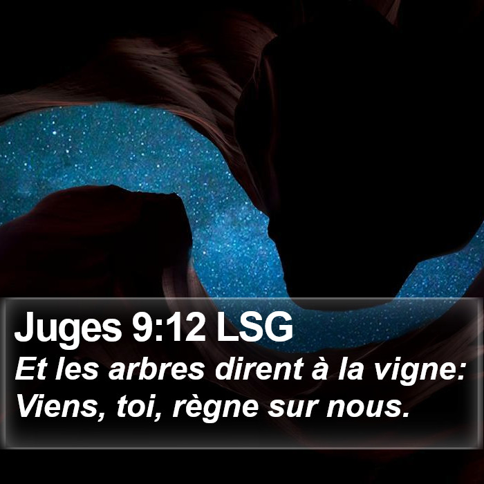 Juges 9:12 LSG Bible Study