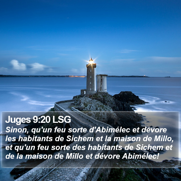 Juges 9:20 LSG Bible Study