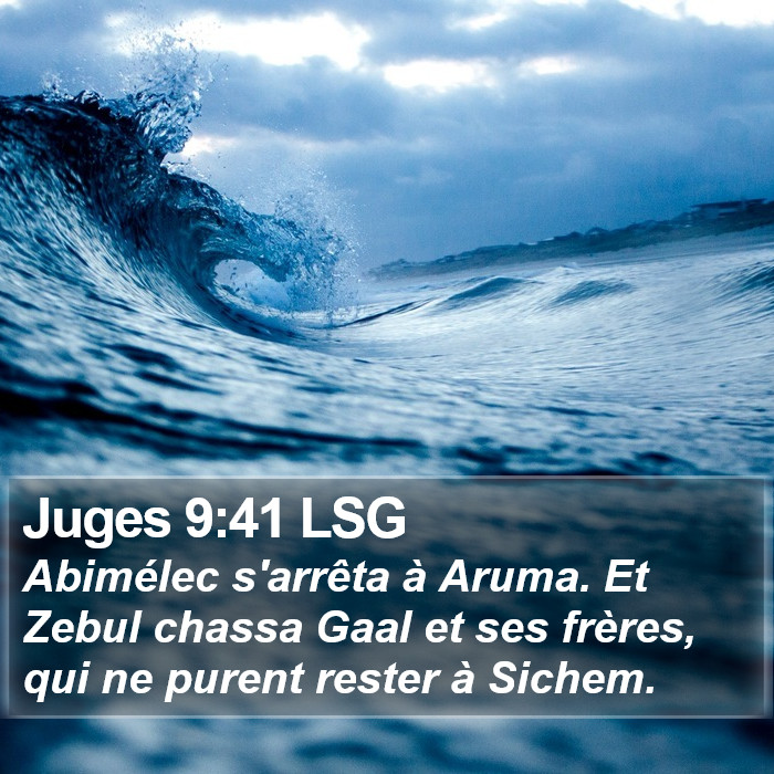 Juges 9:41 LSG Bible Study