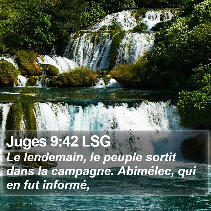 Juges 9:42 LSG Bible Study