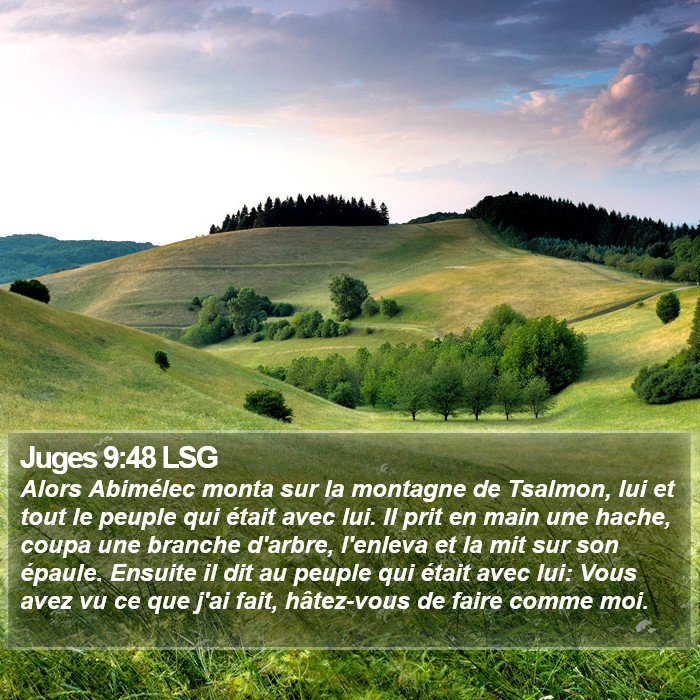Juges 9:48 LSG Bible Study
