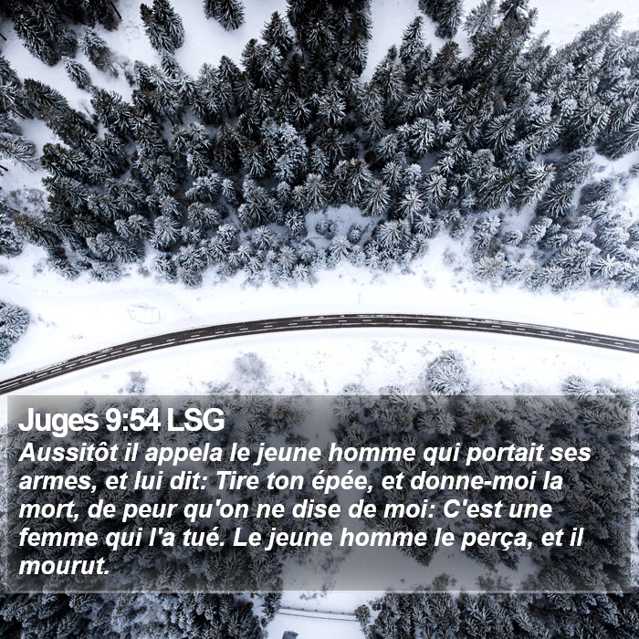 Juges 9:54 LSG Bible Study