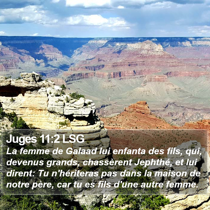 Juges 11:2 LSG Bible Study