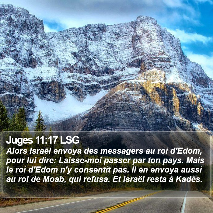 Juges 11:17 LSG Bible Study