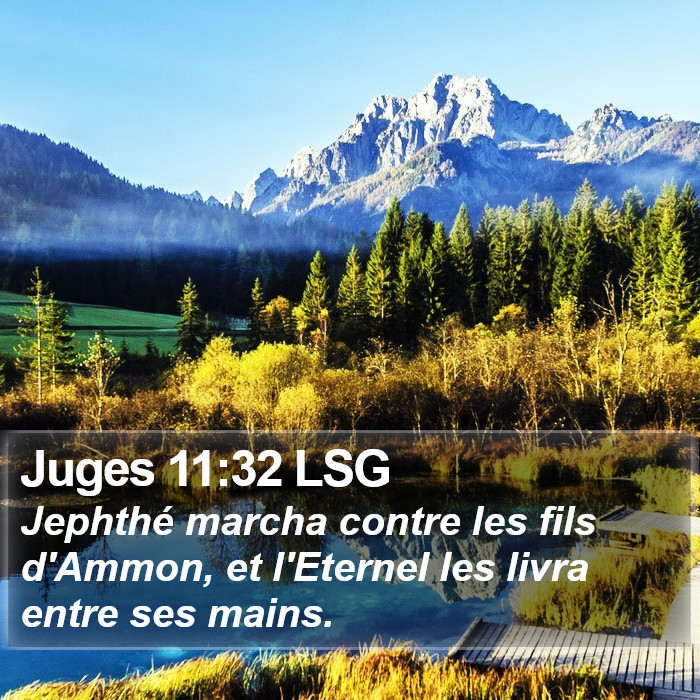 Juges 11:32 LSG Bible Study