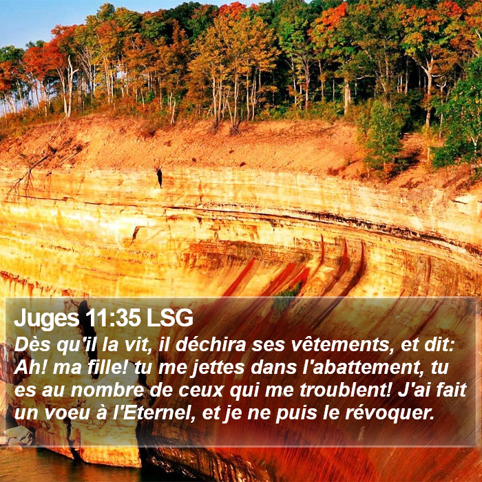 Juges 11:35 LSG Bible Study