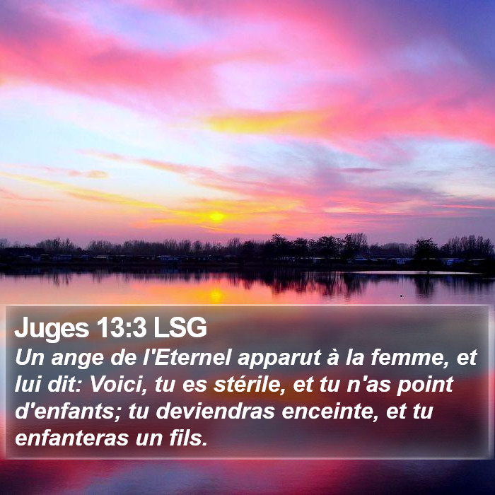 Juges 13:3 LSG Bible Study