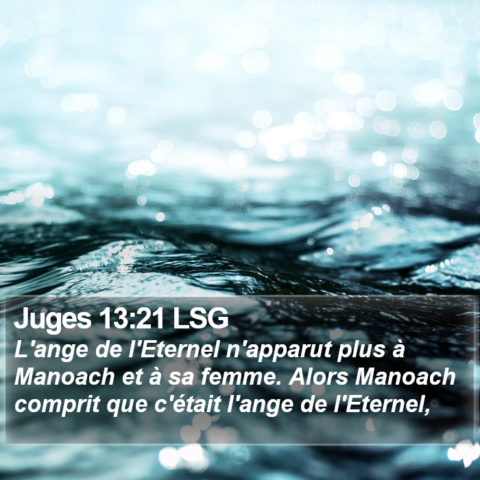 Juges 13:21 LSG Bible Study