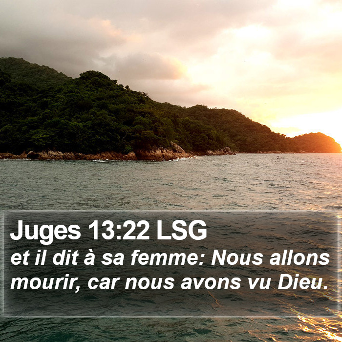 Juges 13:22 LSG Bible Study