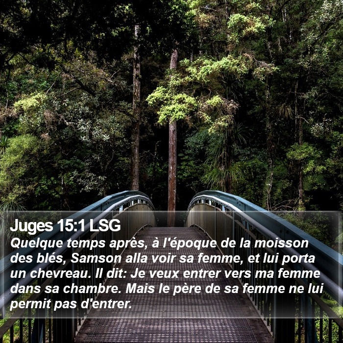 Juges 15:1 LSG Bible Study