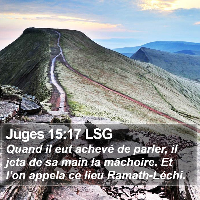 Juges 15:17 LSG Bible Study