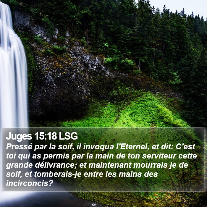 Juges 15:18 LSG Bible Study