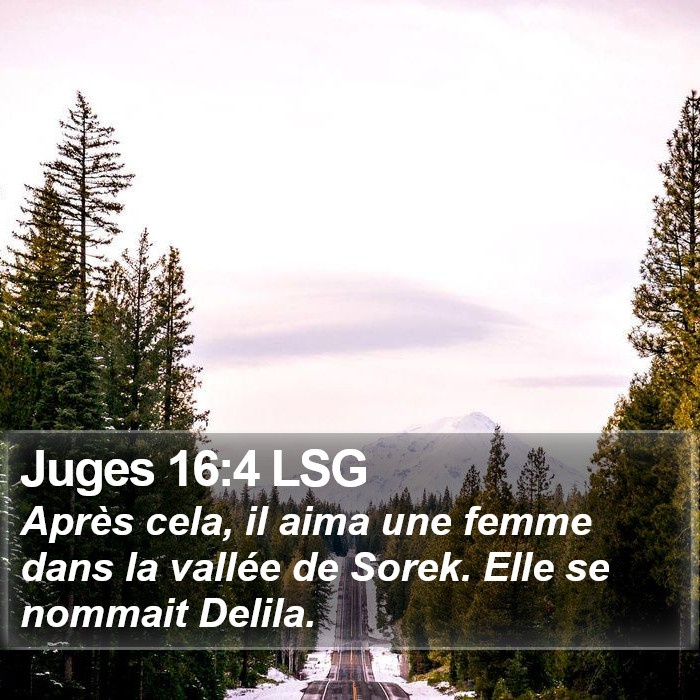 Juges 16:4 LSG Bible Study