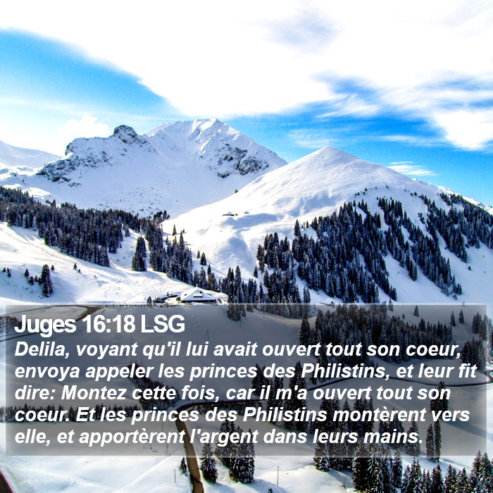 Juges 16:18 LSG Bible Study