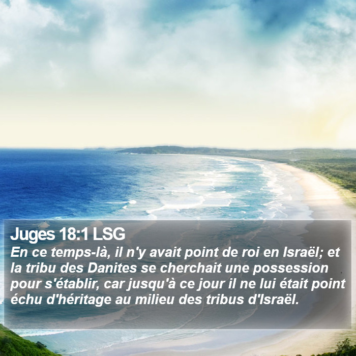 Juges 18:1 LSG Bible Study