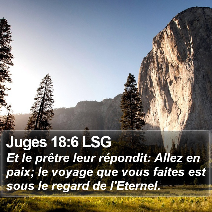 Juges 18:6 LSG Bible Study