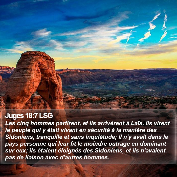 Juges 18:7 LSG Bible Study