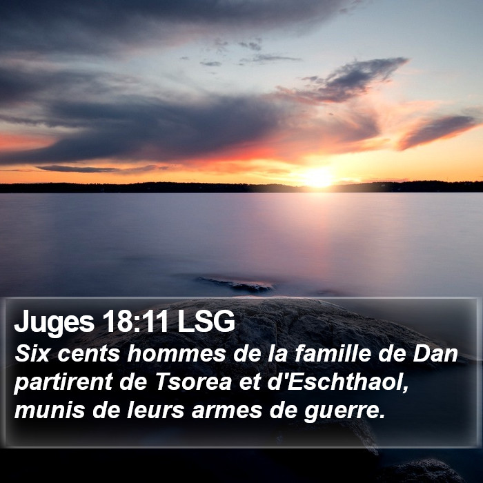 Juges 18:11 LSG Bible Study