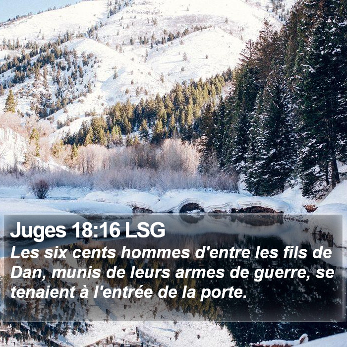 Juges 18:16 LSG Bible Study