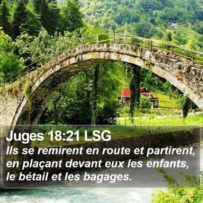 Juges 18:21 LSG Bible Study