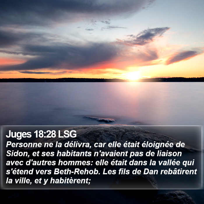 Juges 18:28 LSG Bible Study