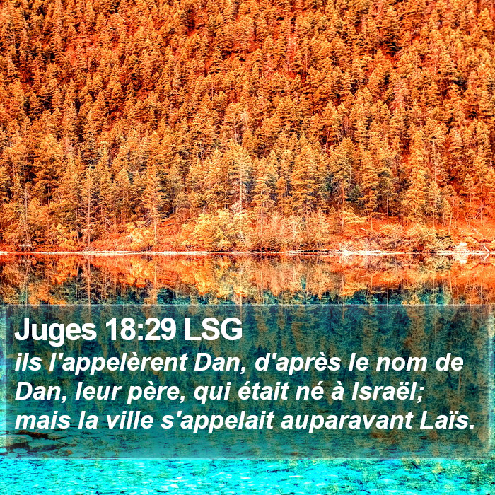Juges 18:29 LSG Bible Study