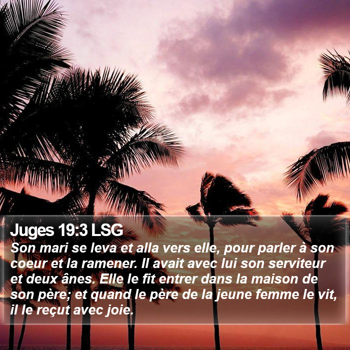 Juges 19:3 LSG Bible Study