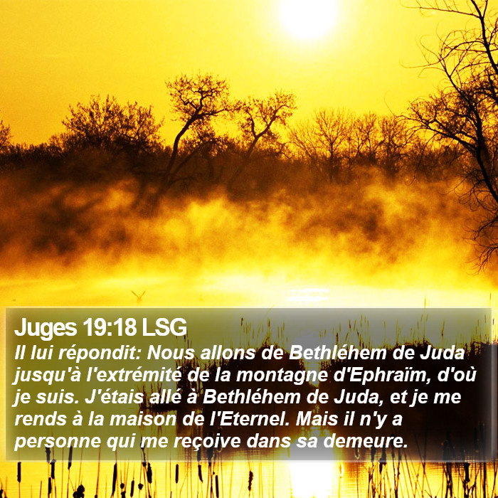 Juges 19:18 LSG Bible Study