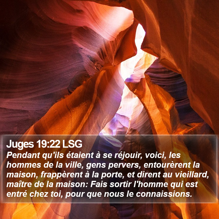 Juges 19:22 LSG Bible Study