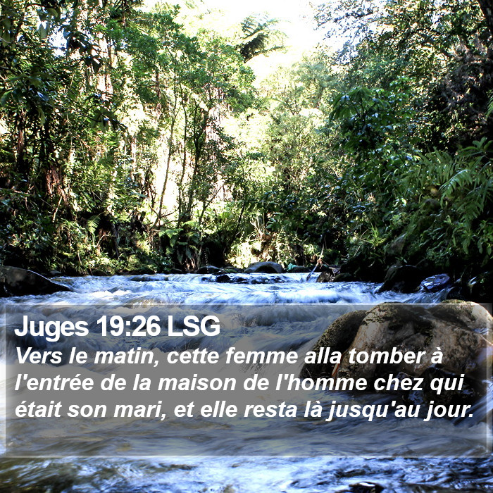 Juges 19:26 LSG Bible Study