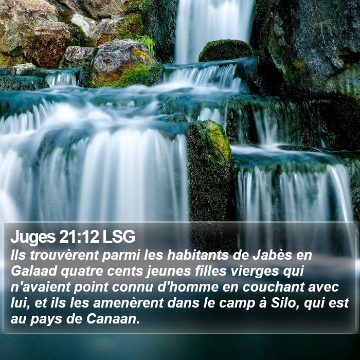 Juges 21:12 LSG Bible Study