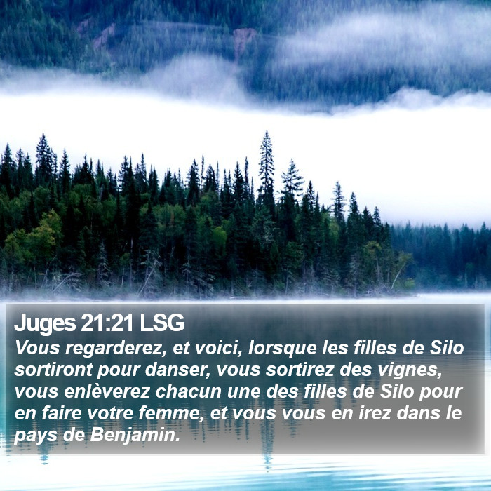 Juges 21:21 LSG Bible Study