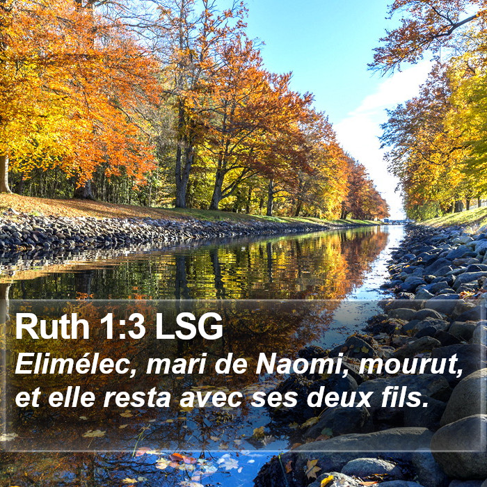 Ruth 1:3 LSG Bible Study