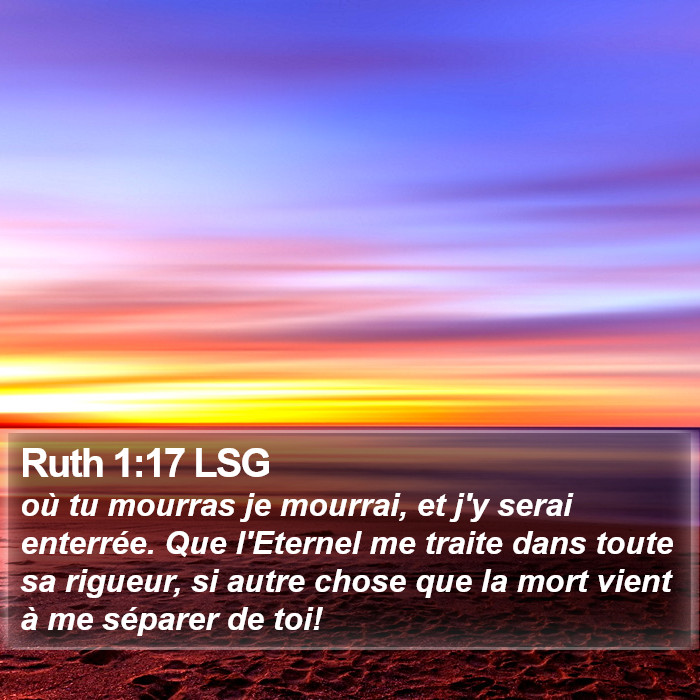 Ruth 1:17 LSG Bible Study