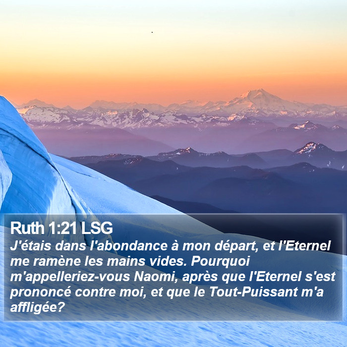 Ruth 1:21 LSG Bible Study