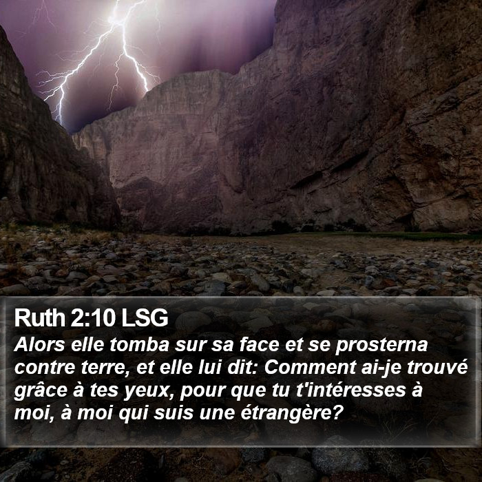 Ruth 2:10 LSG Bible Study