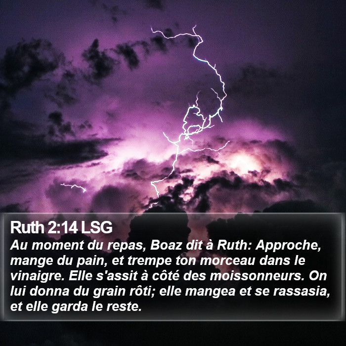 Ruth 2:14 LSG Bible Study