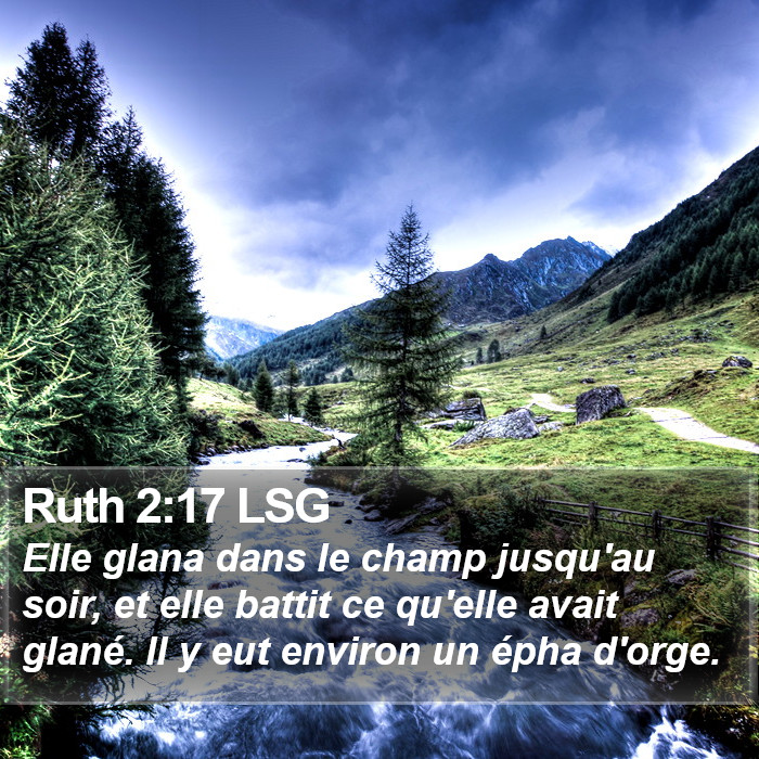 Ruth 2:17 LSG Bible Study