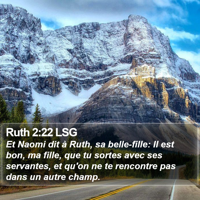 Ruth 2:22 LSG Bible Study