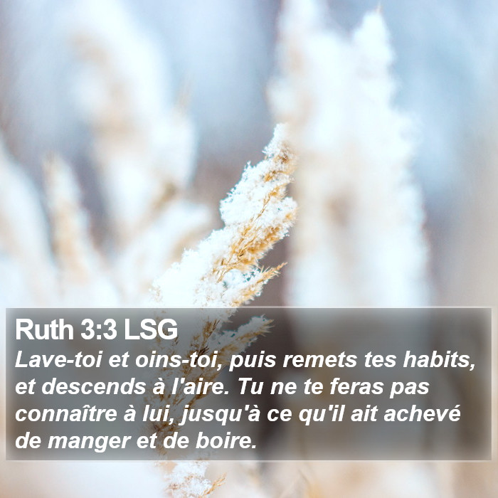 Ruth 3:3 LSG Bible Study