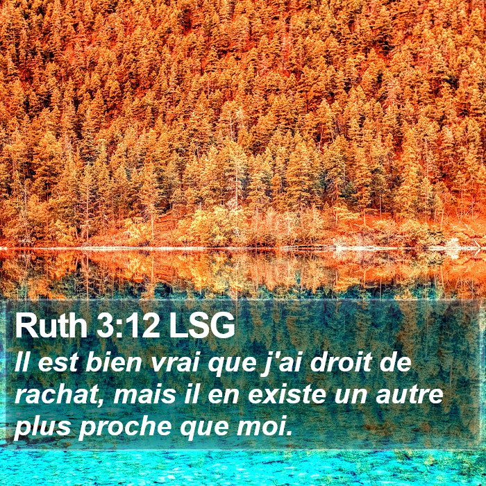 Ruth 3:12 LSG Bible Study