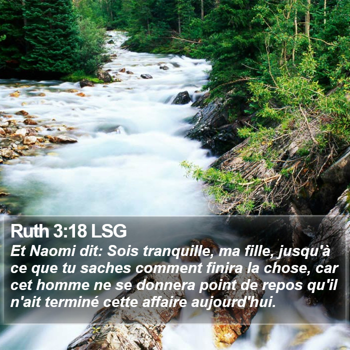 Ruth 3:18 LSG Bible Study