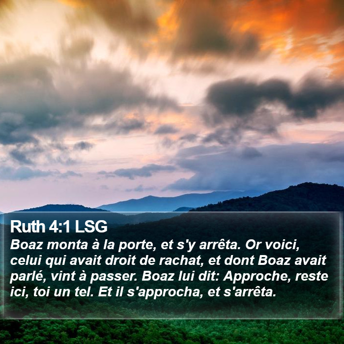 Ruth 4:1 LSG Bible Study