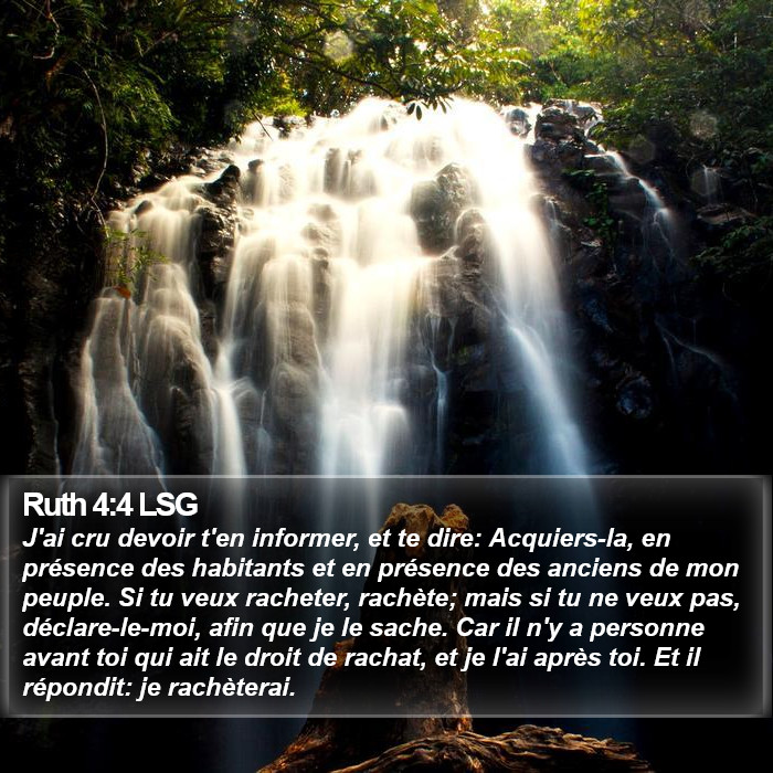 Ruth 4:4 LSG Bible Study